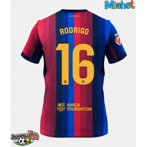 Barcelona Rodri Hernandez #16 Kotipaita 2026-27 Lyhythihainen
